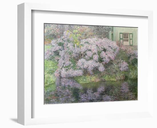 Hydrangeas on the Banks of the River Lys, 1898-Emile Claus-Framed Giclee Print