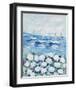 Hydrangeas on the Shore-Michelle Brunner-Framed Art Print