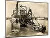 Hydraulic Dredge-null-Mounted Photographic Print