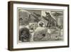 Hydraulic Gold-Mining in the Australian Alps-null-Framed Giclee Print