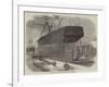 Hydraulic Lift at the New Graving-Docks, Near Blackwall-Edwin Weedon-Framed Giclee Print