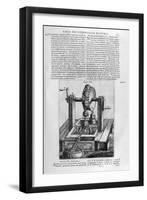 Hydraulic Machine IV, 1678-Athanasius Kircher-Framed Giclee Print