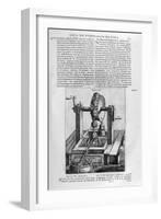 Hydraulic Machine IV, 1678-Athanasius Kircher-Framed Giclee Print