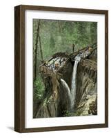 Hydraulic Mining for Gold and Silver in California, c.1800-null-Framed Giclee Print