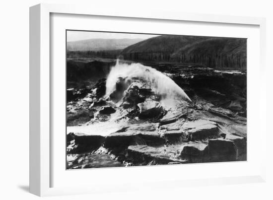 Hydraulic Mining near Fairbanks - Fox, AK-Lantern Press-Framed Art Print