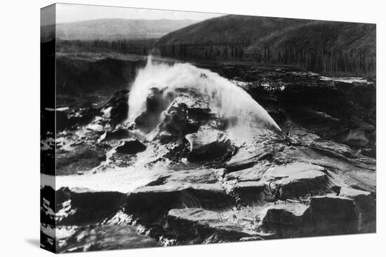 Hydraulic Mining near Fairbanks - Fox, AK-Lantern Press-Stretched Canvas