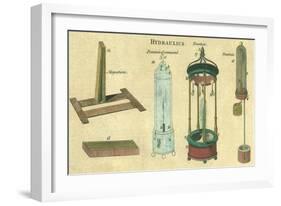 Hydraulics Explained-null-Framed Giclee Print