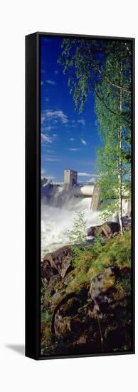 Hydroelectric Dam, Imatra, South Karelia, Finland-null-Framed Stretched Canvas