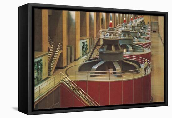 Hydroelectric Turbines, Hoover Dam-null-Framed Stretched Canvas