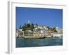 Hydrofoil in Poros Harbour, Poros, Saronic Islands, Greek Islands, Greece, Europe-Lightfoot Jeremy-Framed Photographic Print