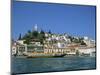 Hydrofoil in Poros Harbour, Poros, Saronic Islands, Greek Islands, Greece, Europe-Lightfoot Jeremy-Mounted Photographic Print