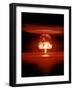 Hydrogen Bomb Explosion-u.s. Department of Energy-Framed Photographic Print