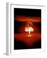 Hydrogen Bomb Explosion-u.s. Department of Energy-Framed Photographic Print