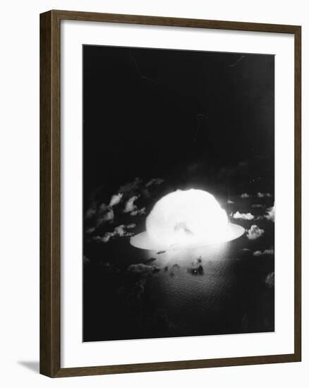 Hydrogen Bomb Test at Enewetak Atoll-null-Framed Photographic Print
