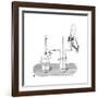 Hydrogen Combustion, 19th Century-Science Photo Library-Framed Giclee Print