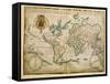 Hydrographic General Map, 1634-Jean Restout II-Framed Stretched Canvas