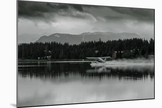Hydroplane Taking Off in Homer Split, Homer, Alaska-Fran?oise Gaujour-Mounted Photographic Print