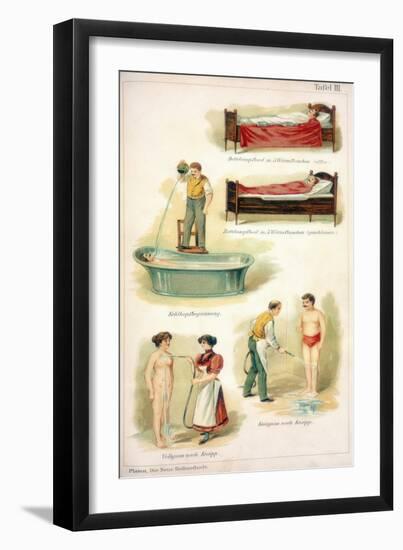 Hydrotherapy Treatments, C1902-null-Framed Giclee Print