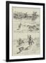 Hyena-Spearing in India-null-Framed Giclee Print