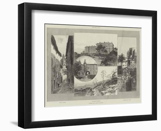 Hyeres, South Coast of France-Charles Auguste Loye-Framed Giclee Print