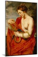Hygeia, Goddess of Health, C.1615 (Oil on Oak Panel)-Peter Paul Rubens-Mounted Giclee Print