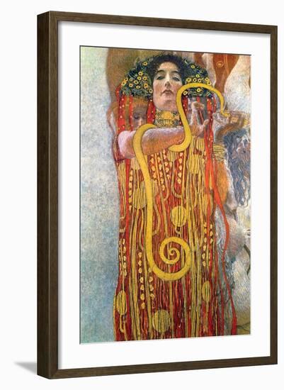 Hygeia-Gustav Klimt-Framed Art Print