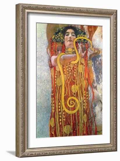 Hygeia-Gustav Klimt-Framed Art Print