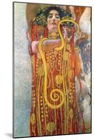 Hygeia-Gustav Klimt-Mounted Art Print