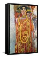 Hygeia-Gustav Klimt-Framed Stretched Canvas