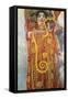 Hygeia-Gustav Klimt-Framed Stretched Canvas