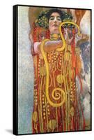 Hygeia-Gustav Klimt-Framed Stretched Canvas