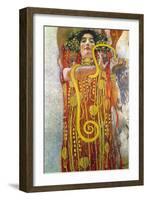 Hygeia-Gustav Klimt-Framed Art Print