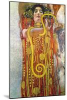 Hygeia-Gustav Klimt-Mounted Art Print