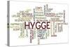 Hygge Trend Concept Word Cloud-timyee-Stretched Canvas