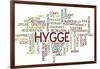 Hygge Trend Concept Word Cloud-timyee-Framed Art Print