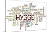 Hygge Trend Concept Word Cloud-timyee-Stretched Canvas