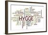 Hygge Trend Concept Word Cloud-timyee-Framed Art Print