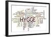 Hygge Trend Concept Word Cloud-timyee-Framed Art Print