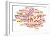 Hygge Trend Concept Word Cloud-timyee-Framed Premium Giclee Print