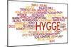 Hygge Trend Concept Word Cloud-timyee-Mounted Premium Giclee Print