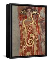 Hygieia (1907)-Gustav Klimt-Framed Stretched Canvas