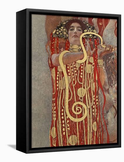 Hygieia (1907)-Gustav Klimt-Framed Stretched Canvas