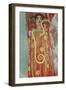 Hygieia, Detail from Medicine, 1900-1907-Gustav Klimt-Framed Premium Giclee Print