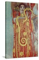 Hygieia, Detail from Medicine, 1900-1907-Gustav Klimt-Stretched Canvas