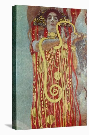 Hygieia, Detail from Medicine, 1900-1907-Gustav Klimt-Stretched Canvas