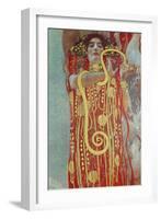 Hygieia, Detail from Medicine, 1900-1907-Gustav Klimt-Framed Giclee Print