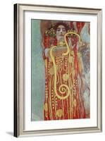 Hygieia, Detail from Medicine, 1900-1907-Gustav Klimt-Framed Giclee Print