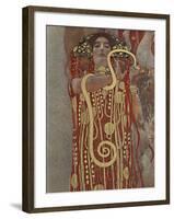 Hygieia (Detail from Medicine)-Gustav Klimt-Framed Giclee Print