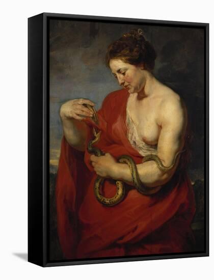 Hygieia, um 1615-Peter Paul Rubens-Framed Stretched Canvas