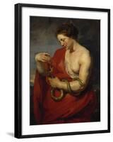 Hygieia, um 1615-Peter Paul Rubens-Framed Giclee Print